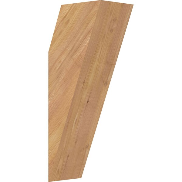 Ekena Millwork 5 1/2"W x 8"D x 20"H Traditional Smooth Knee Brace, Western Red Cedar BRC06X08X20TRA00SWR - main